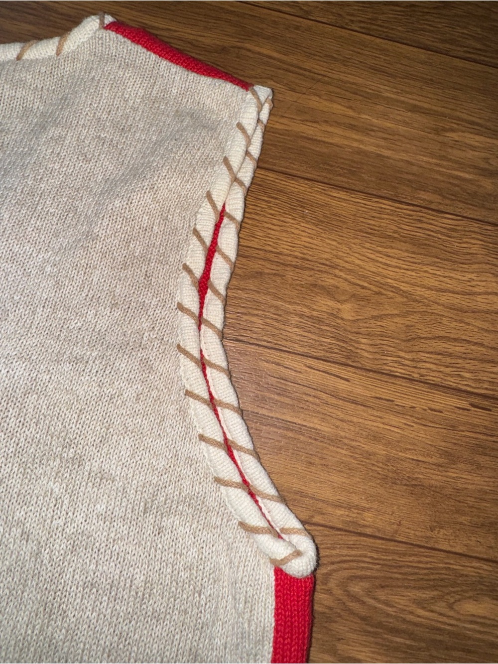 Vintage 90s Mandal Bay Knit Chicken Rooster Embroidered Sweater Vest Size Xl - Picture 12 of 13